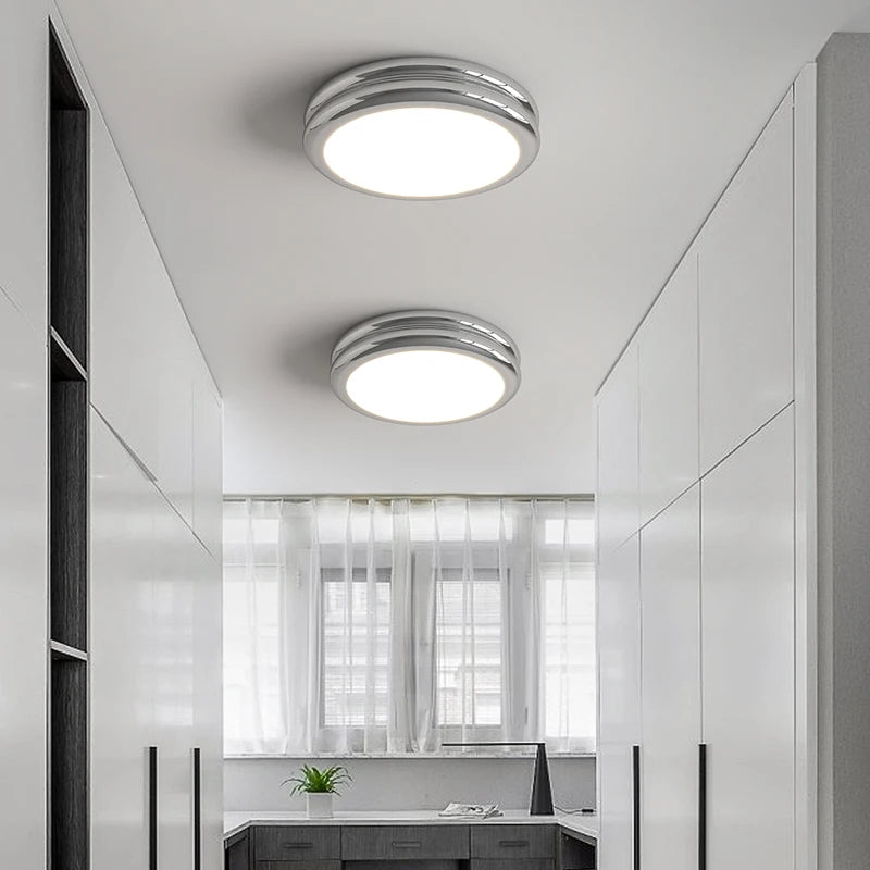 Plafond moderne à LEDs lumière plafond lustre lampe couloir allée couloir pour salon chambre salle à manger cuisine - vue 5 sur 12