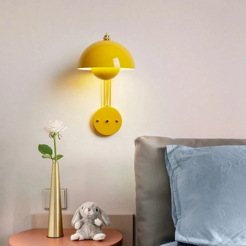 Applique murale nordique LED en forme de bourgeon - vue 6 sur 12