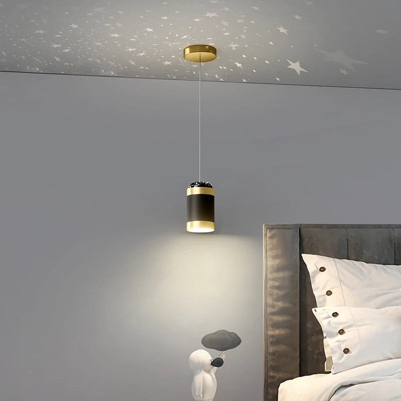 lustre led moderne à suspension pour intérieur nordique décoratif - vue 6 sur 9