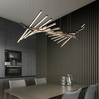 lustre led luxe suspension longue bande pour bricolage