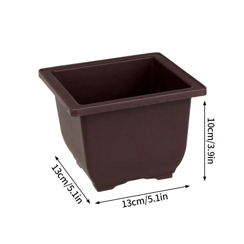 pots de fleurs rectangulaires imitation argile pour jardin extérieur - vue 28 sur 30