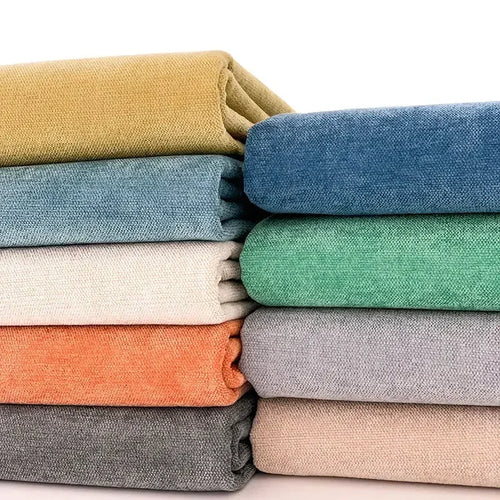 Tissu chenille épais pour ameublement et housse coussin