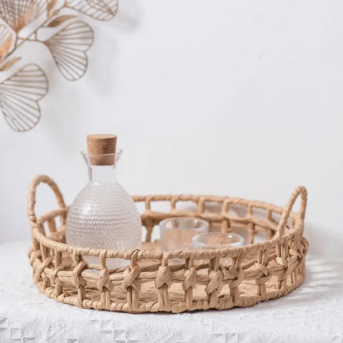 panier à fruits en osier tissé pour décoration et rangement