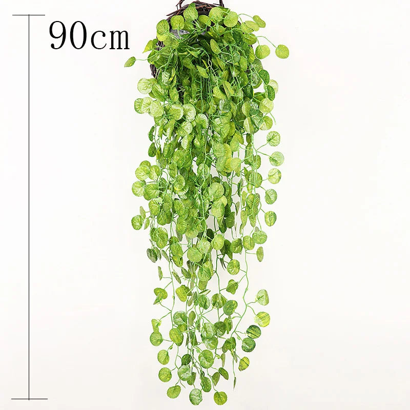 jardinière murale en rotin et osier fait main pour plantes - vue 28 sur 28