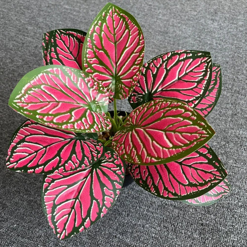 feuilles de phénix artificielles décoration verte en plastique