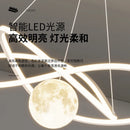 Plafonnier LED suspendu au Design rond