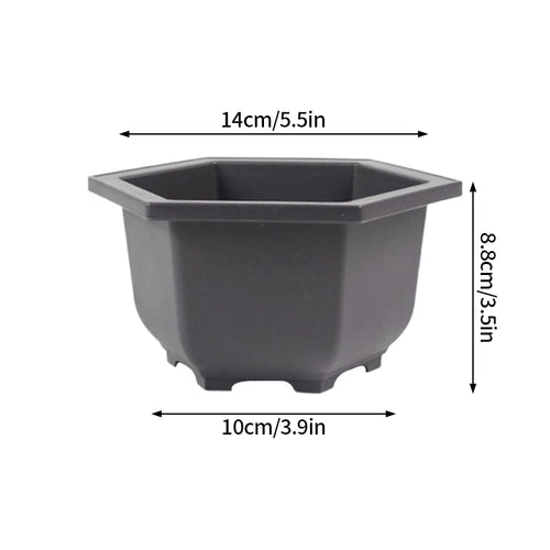 pots de fleurs rectangulaires imitation argile pour jardin extérieur