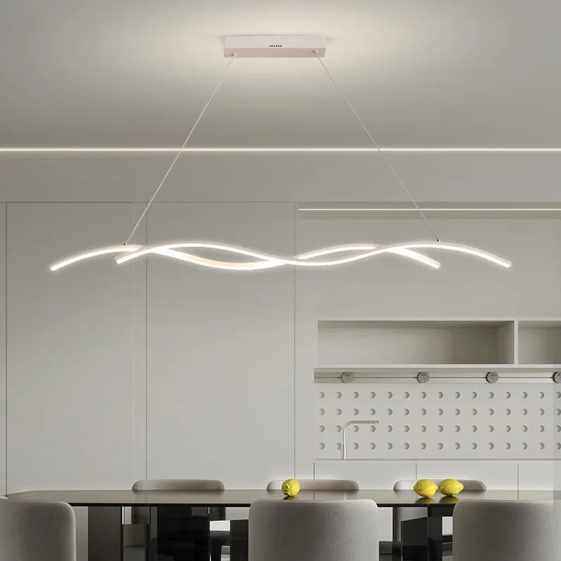suspension moderne à led pour décoration intérieure élégante - vue 6 sur 12