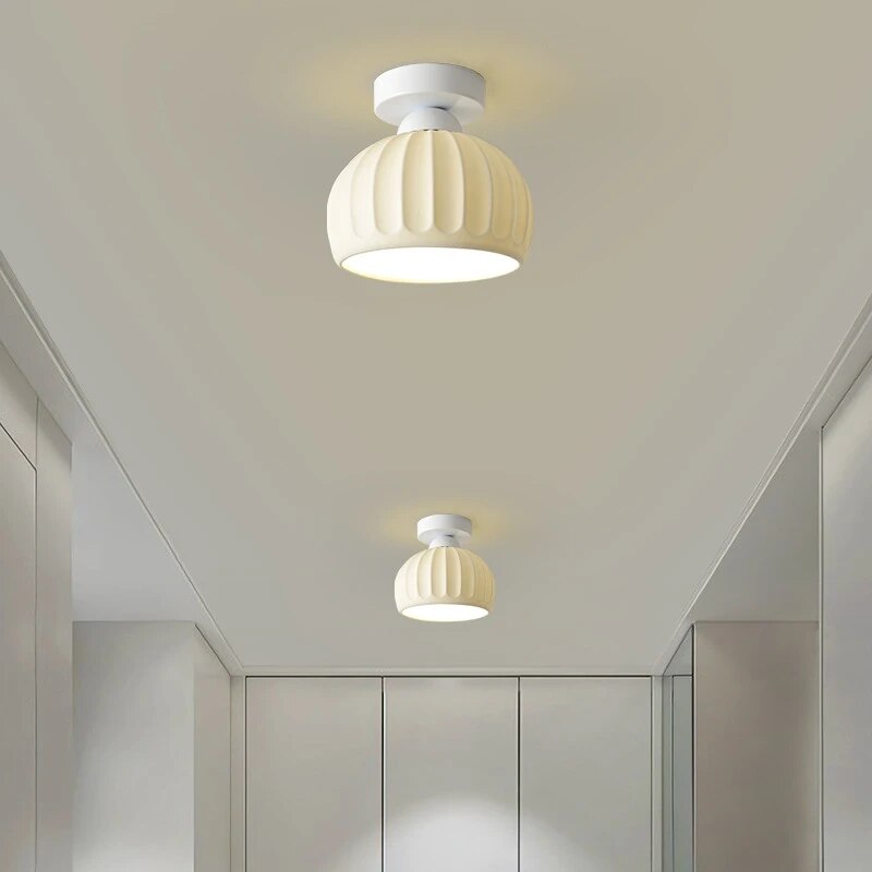 Plafonnier simple moderne blanc - vue 6 sur 23