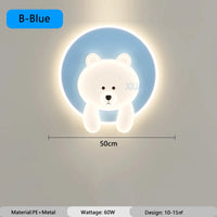 applique murale ourson nuage décoratif pour chambre enfant