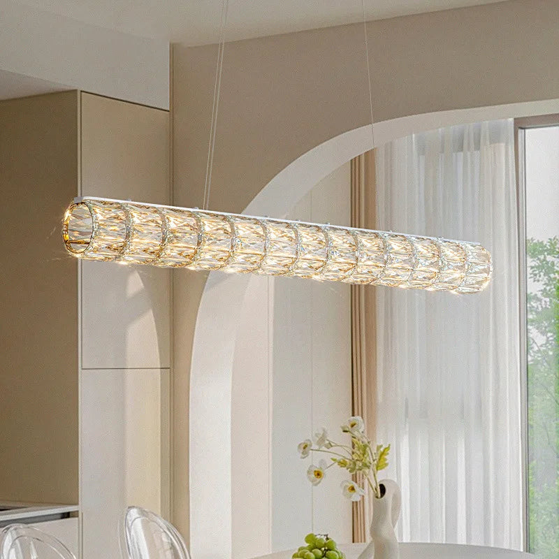 suspension moderne en cristal pour un éclairage élégant - vue 2 sur 10