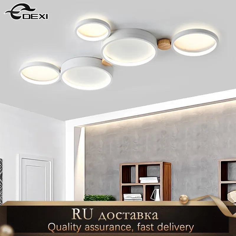 lustre nordique led pour salon balcon café vestiaire