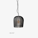 Suspension en rotin de Style Wabi-sabi