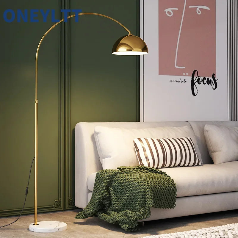 lampadaire nordique moderne instagram décoration luxueuse en marbre
