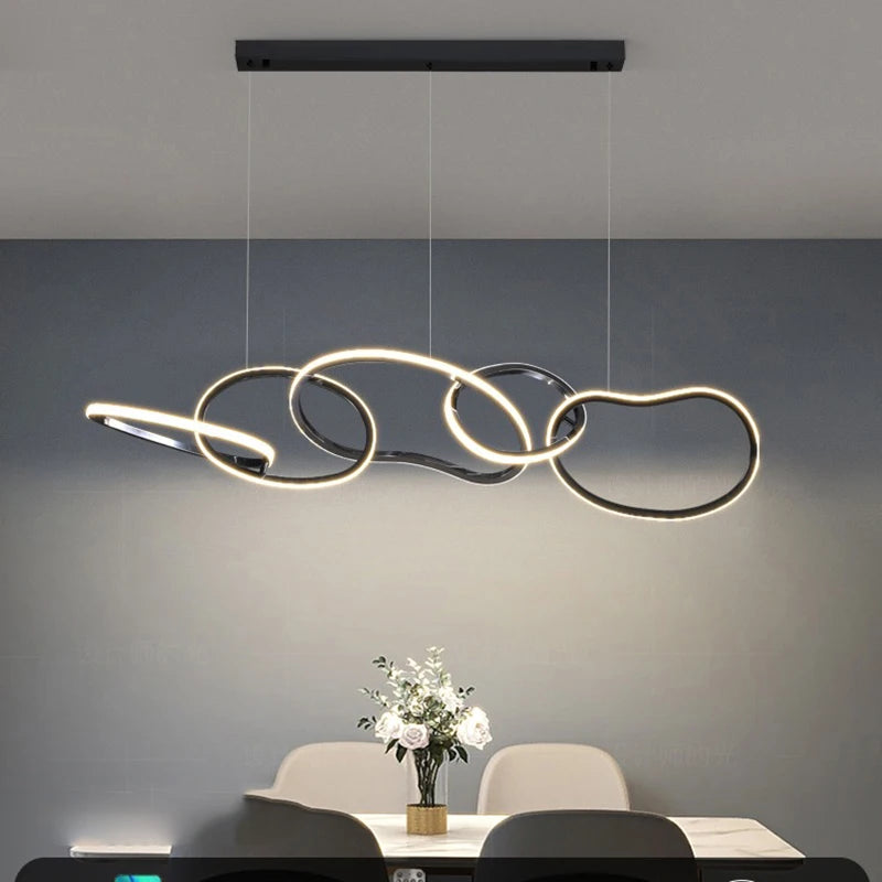 Chambre moderne salle à manger décorative led plafonniers lampes suspendues éclairage intérieur éclairage intérieur plafonnier lustre