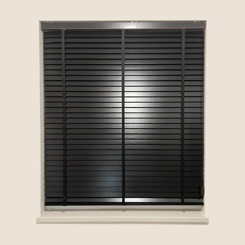 Store vénitien bois véritable anti uv sur mesure