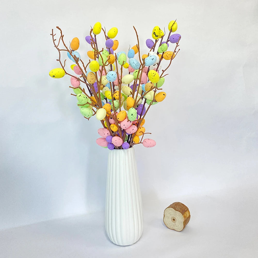 décoration de pâques 2024 œufs colorés pour décoration maison DIY