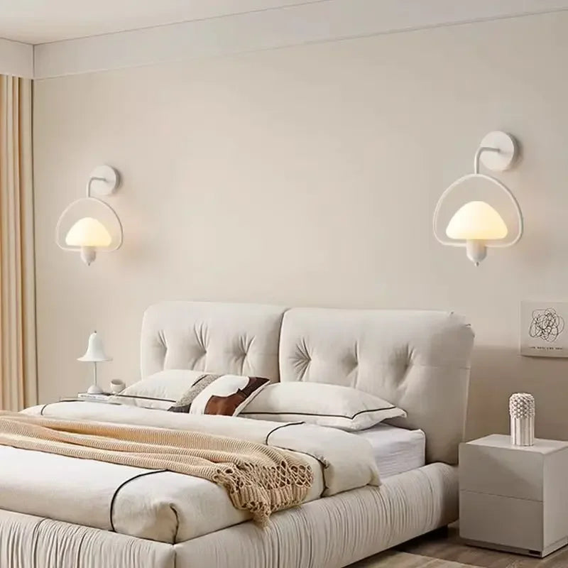 applique murale champignon led décoration intérieure moderne élégante - vue 5 sur 10