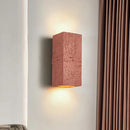 Applique Led Wabi-sabi carrée en ciment nordique