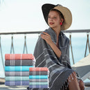 serviette de plage extra large sans sable coton