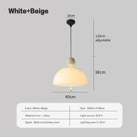 Lustre en verre design style français