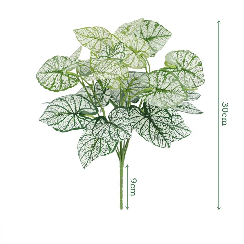 feuilles de bambou dieffenbago en soie pour décoration élégante - vue 20 sur 32