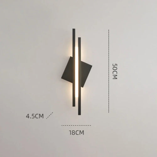 applique murale en cuivre pour décoration murale moderne et éclairage LED