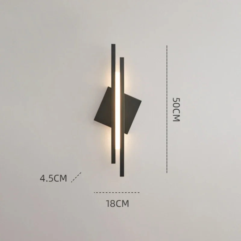applique murale en cuivre pour décoration murale moderne et éclairage LED - vue 9 sur 12