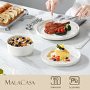 Service de table porcelaine bord relevé style moderne