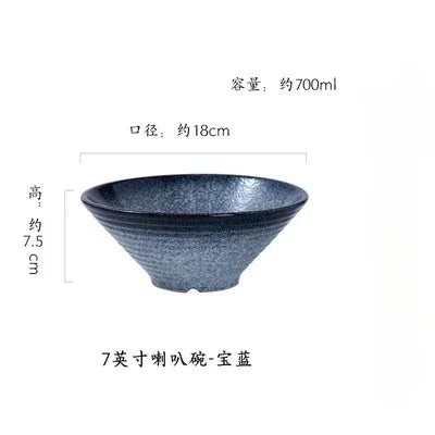 Bol ramen japonais céramique motifs traditionnels maison