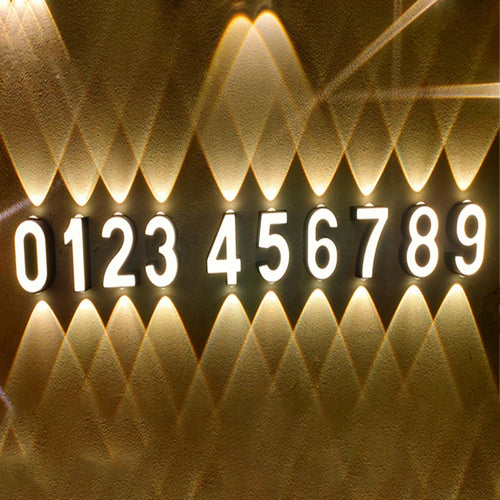 lampe numérique extérieure étanche led projection paysage signature moderne