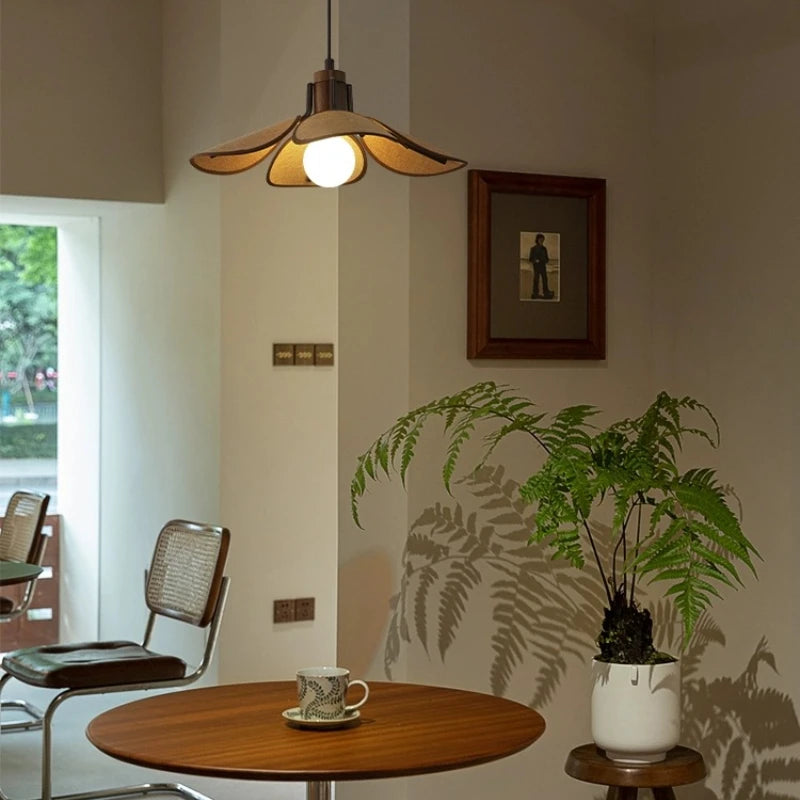 suspension en tissu design rétro japonais décorative - vue 7 sur 8
