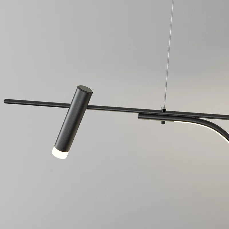 lustre de restaurant minimaliste art moderne 2022 - vue 6 sur 8