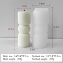 moule silicone bougie aromatique cylindrique pour résine et plâtre