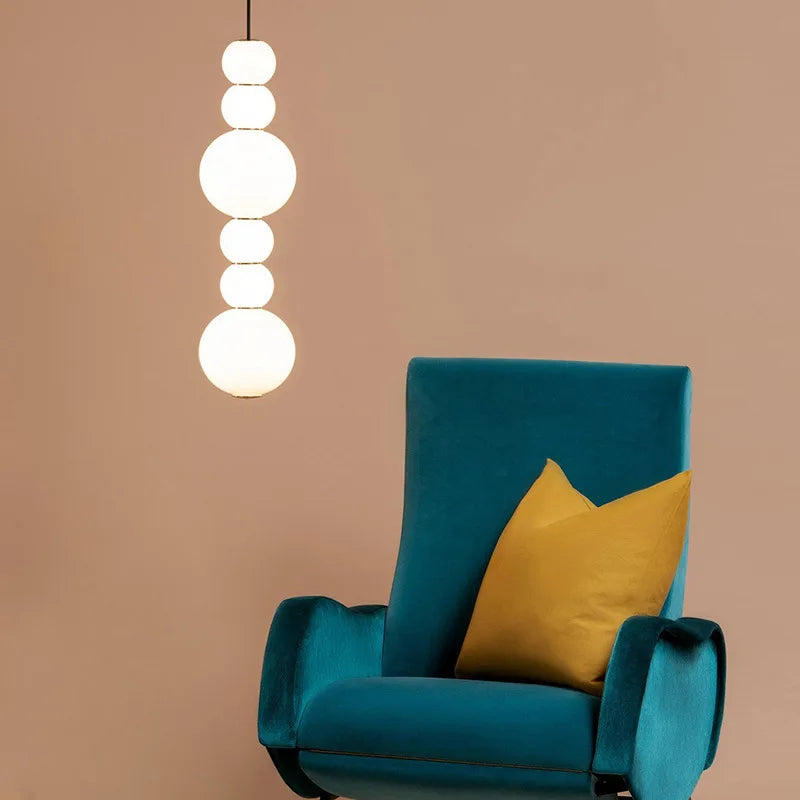 suspension style européen design luxe gourde verre led