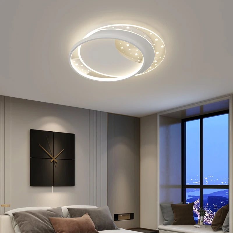 plafonnier moderne à leds pour éclairage intérieur décoratif - vue 4 sur 20