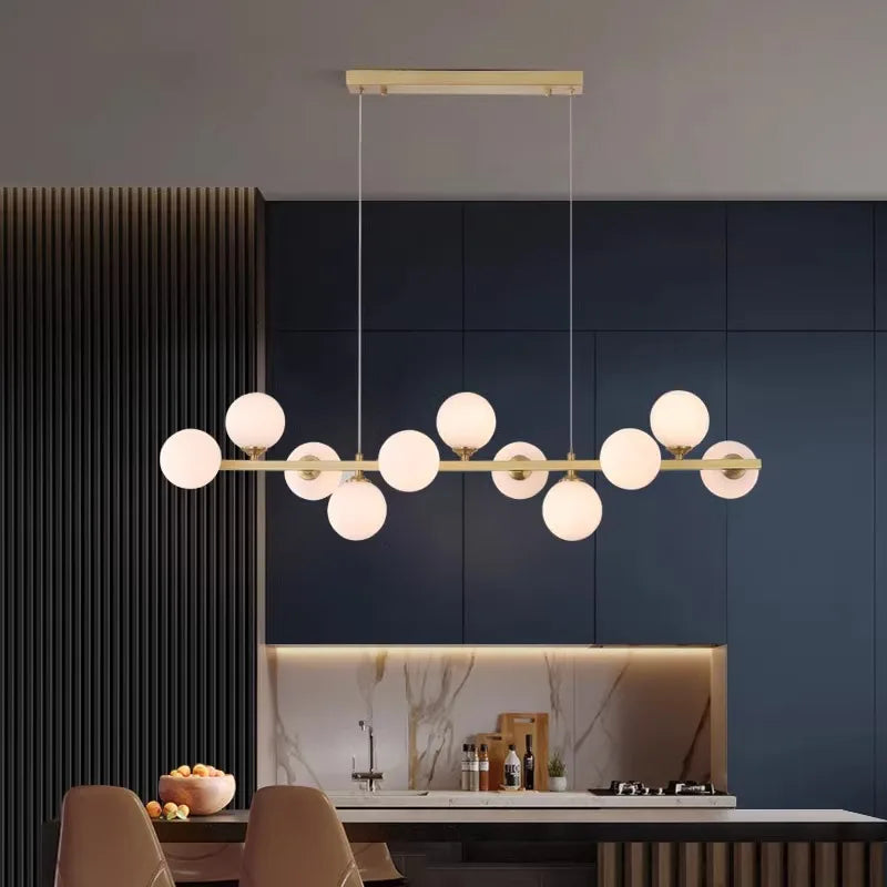 Lustre led suspendues au design moderne - vue 4 sur 18