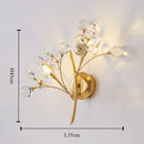 applique murale led luxe en cristal pour décoration intérieure