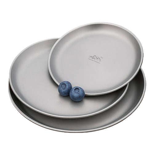 Assiette titane légère camping randonnée 14 17 20cm