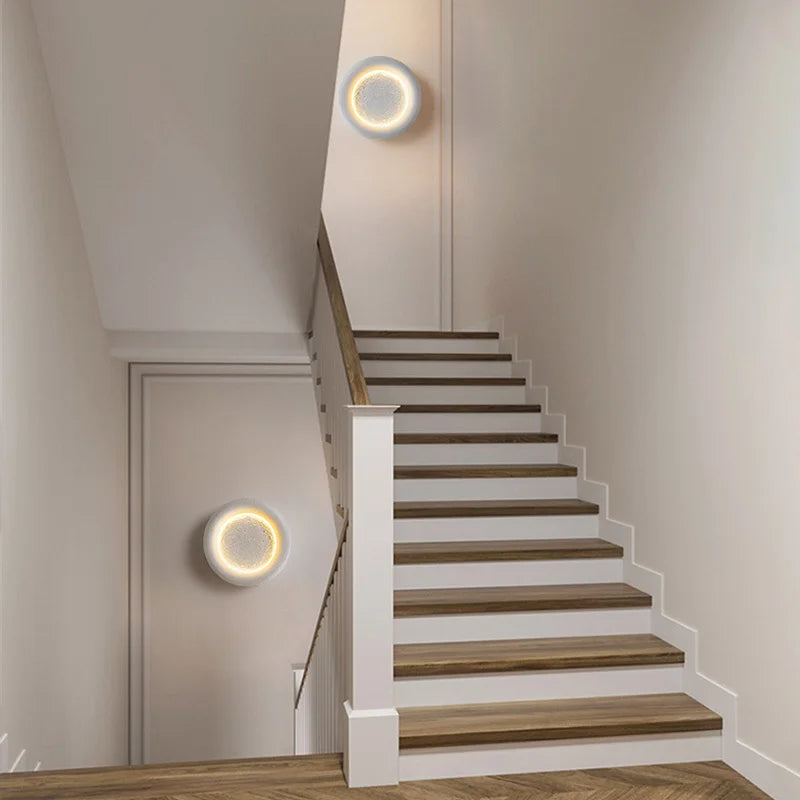 applique murale créative pleine lune étoilée pour intérieur décoratif - vue 3 sur 6