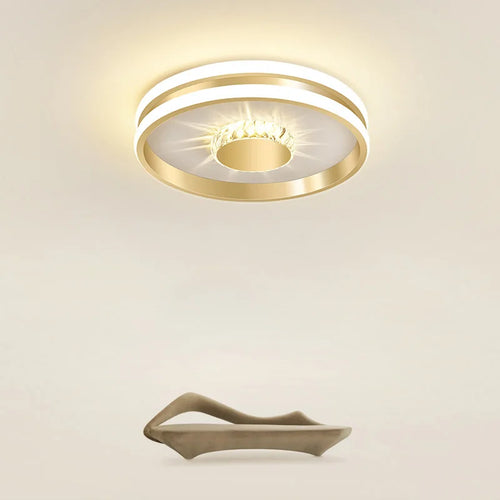 Plafonnier LED nordique pour couloir balcon chambre salle de bain or noir plafonnier luxueux luminaires d'intérieur 2023