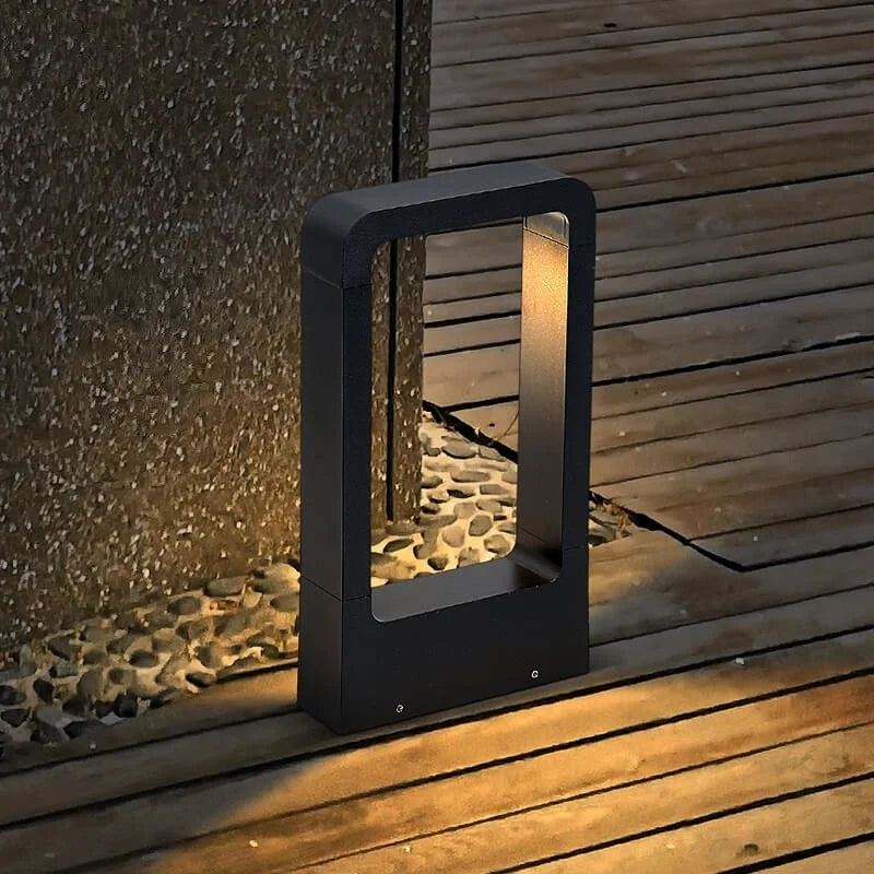 LED10W éclairage pelouse lampe extérieure étanche IP65 en alliage d'aluminium de Style chinois en forme d'arc parc Villa jardin paysage décoration - vue 6 sur 14