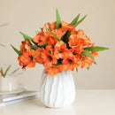 fleur artificielle trompette bouquet décoratif pour mariage et maison
