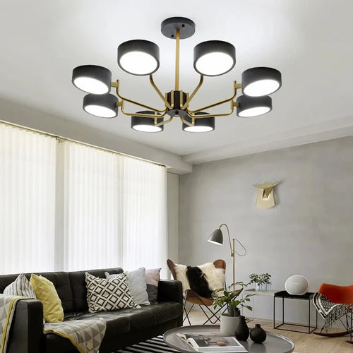 lustre moderne simple pour éclairage intérieur design élégant