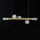 suspension en bronze de luxe avec marbre rond