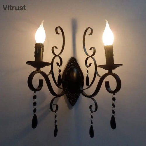 Applique murale Vintage en cristal