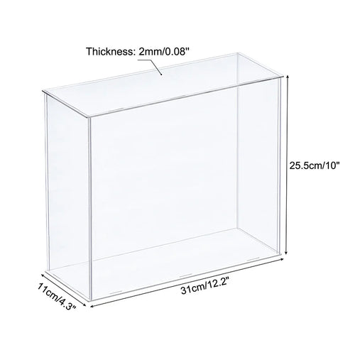 vitrine en acrylique pour objets de collection et organisation