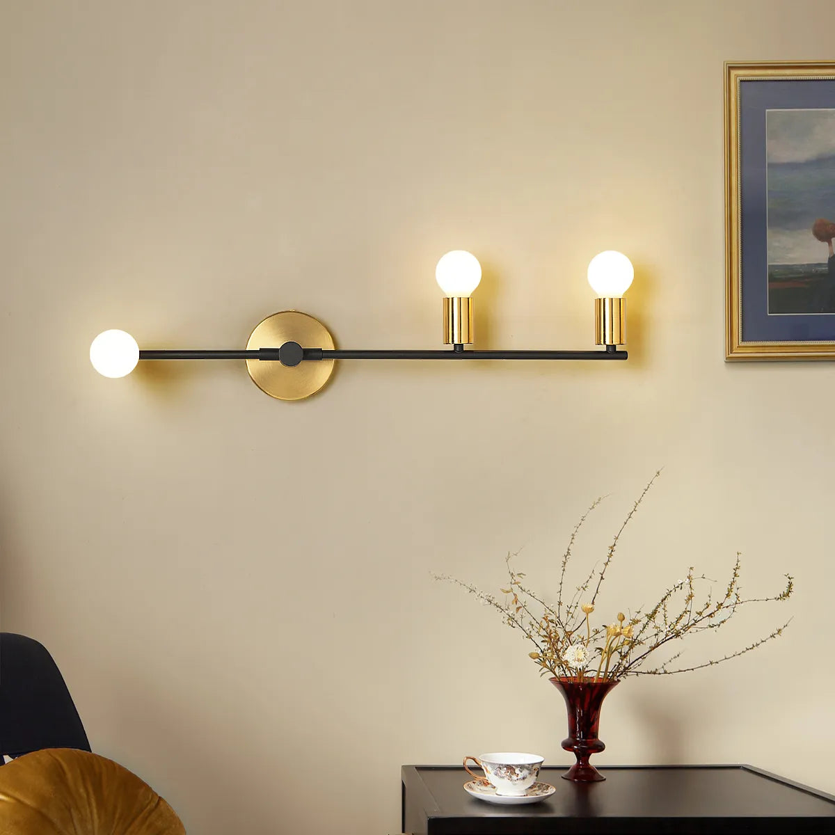 applique murale led maison intérieur éclairage fond ampoule e27 - vue 3 sur 10