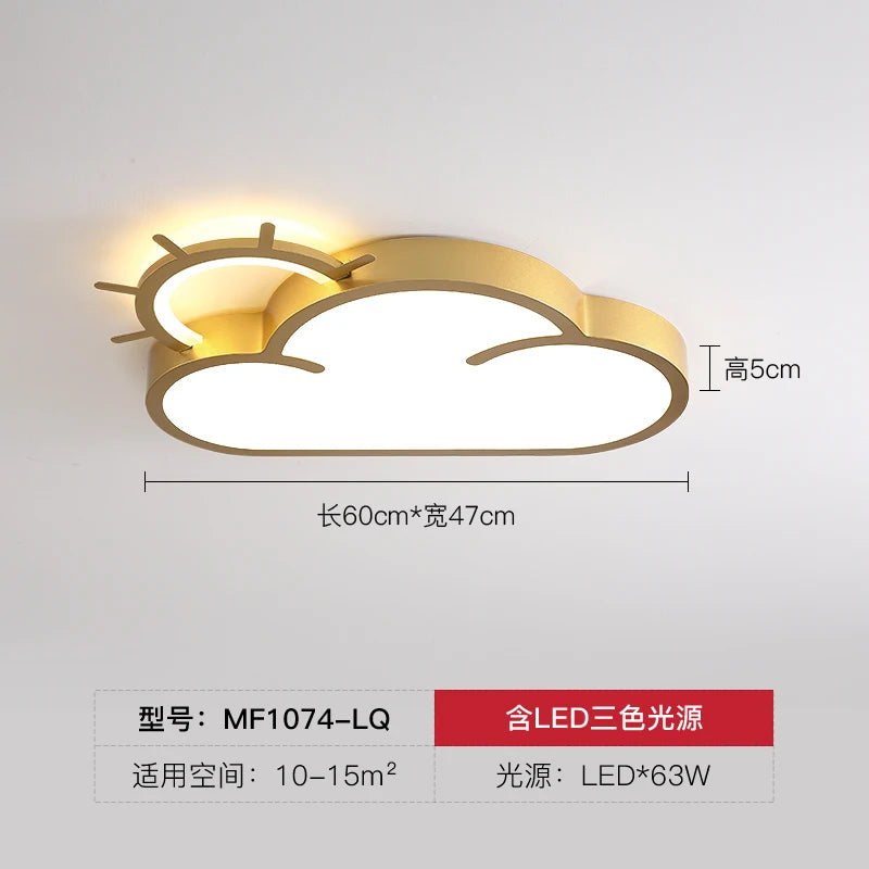 lampe nuage lumineuse pour lecture et décoration intérieure - vue 8 sur 9