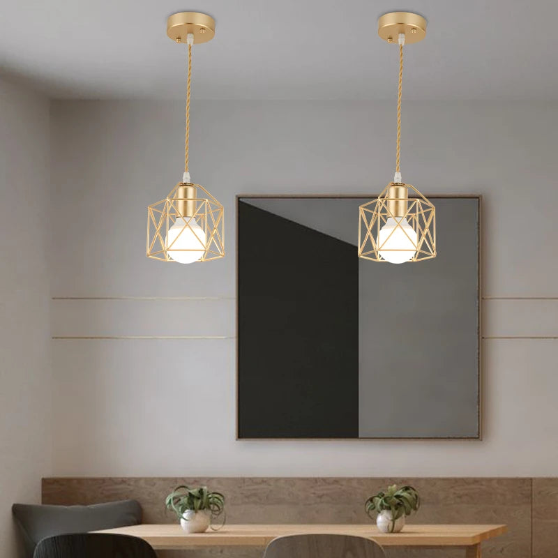 suspension en métal minimaliste pour décoration moderne intérieure